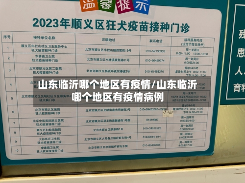 山东临沂哪个地区有疫情/山东临沂哪个地区有疫情病例-第2张图片