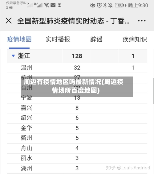周边有疫情地区吗最新情况(周边疫情场所百度地图)-第2张图片