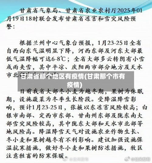 甘肃省那个地区有疫情(甘肃那个市有疫情)-第2张图片