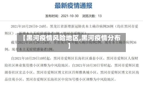 【黑河疫情风险地区,黑河疫情分布】