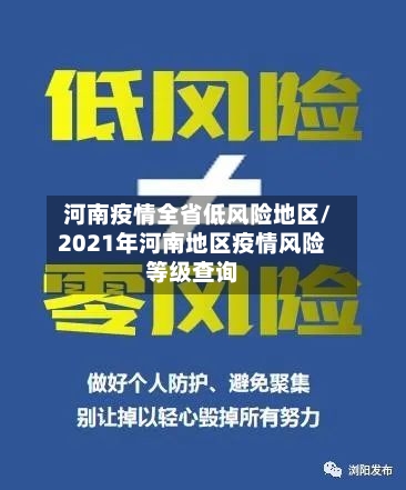 河南疫情全省低风险地区/2021年河南地区疫情风险等级查询