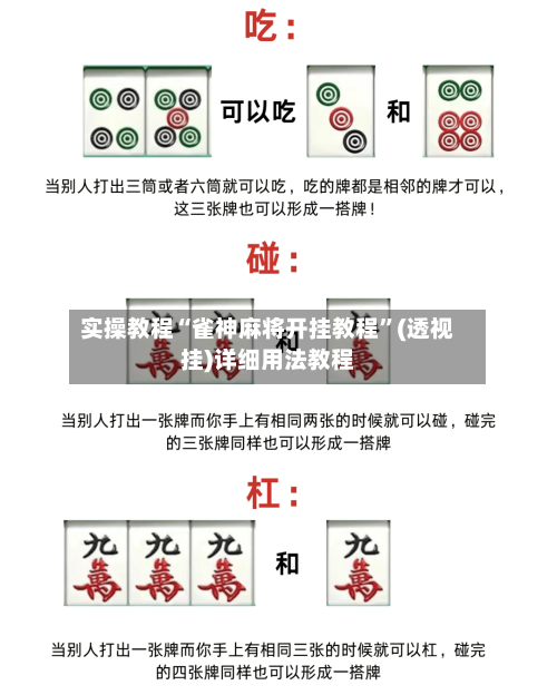 实操教程“雀神麻将开挂教程”(透视挂)详细用法教程-第2张图片