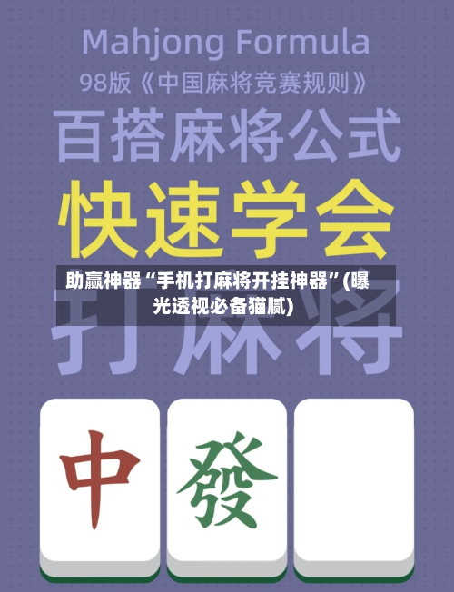 助赢神器“手机打麻将开挂神器”(曝光透视必备猫腻)-第2张图片
