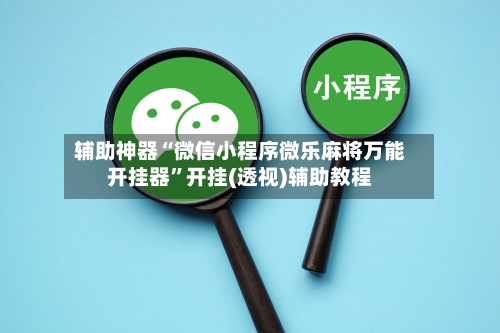 辅助神器“微信小程序微乐麻将万能开挂器	”开挂(透视)辅助教程-第2张图片