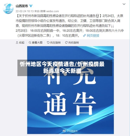 忻州地区今天疫情通告/忻州疫情最新消息今天新增-第2张图片