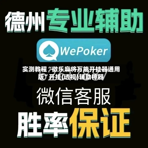 实测教程“微乐麻将万能开挂器通用版”开挂(透视)辅助神器-第2张图片