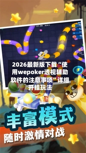 2026最新版下载“使用wepoker透视辅助软件的注意事项	”详细开挂玩法-第2张图片