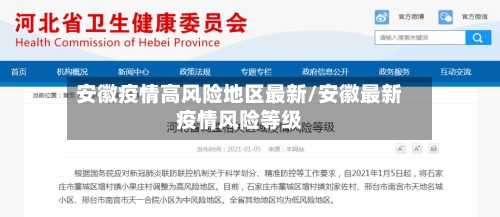 安徽疫情高风险地区最新/安徽最新疫情风险等级