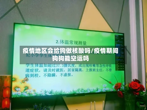 疫情地区会给狗做核酸吗/疫情期间狗狗能空运吗