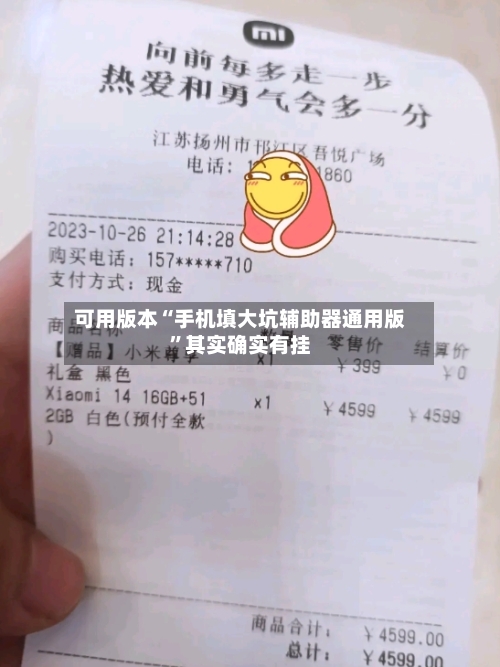 可用版本“手机填大坑辅助器通用版”其实确实有挂-第2张图片