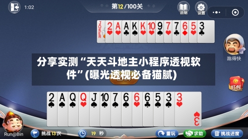 分享实测“天天斗地主小程序透视软件”(曝光透视必备猫腻)-第2张图片