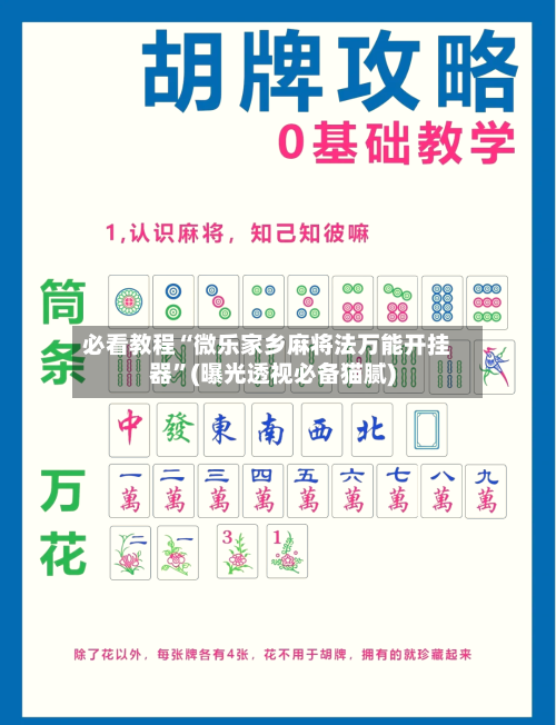必看教程“微乐家乡麻将法万能开挂器”(曝光透视必备猫腻)