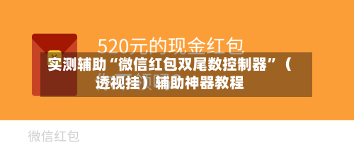 实测辅助“微信红包双尾数控制器	”（透视挂）辅助神器教程-第2张图片