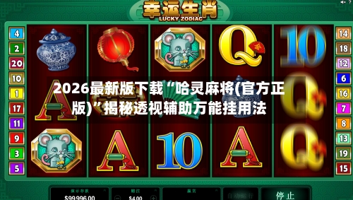 2026最新版下载“哈灵麻将(官方正版)”揭秘透视辅助万能挂用法-第3张图片