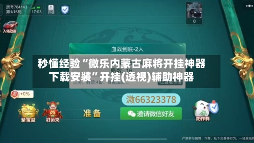 秒懂经验“微乐内蒙古麻将开挂神器下载安装”开挂(透视)辅助神器-第2张图片