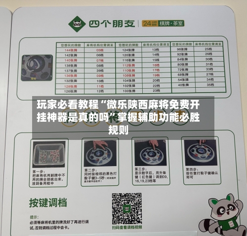 玩家必看教程“微乐陕西麻将免费开挂神器是真的吗”掌握辅助功能必胜规则-第3张图片