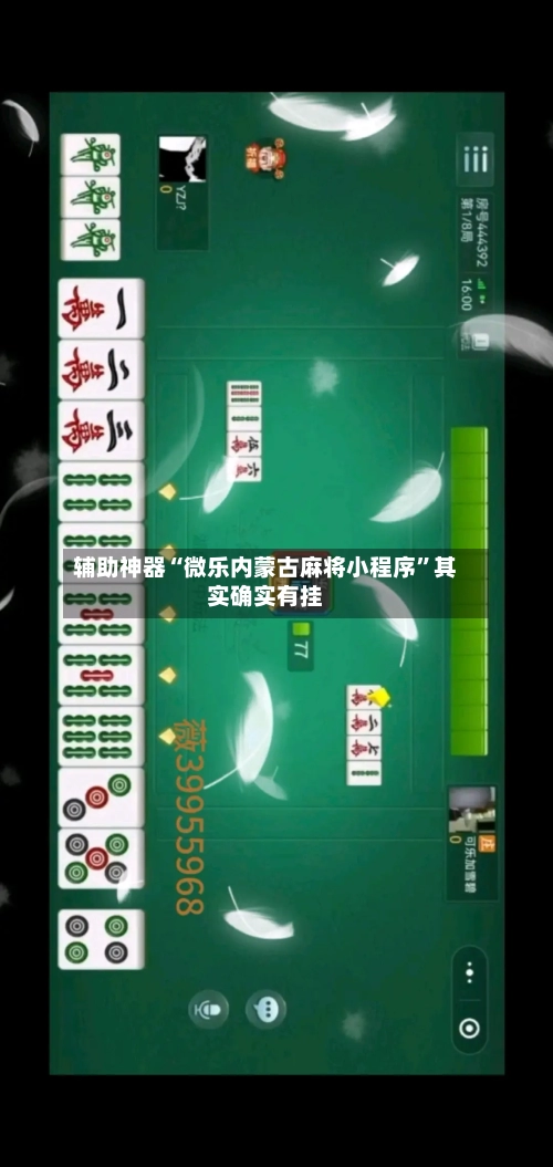 辅助神器“微乐内蒙古麻将小程序”其实确实有挂