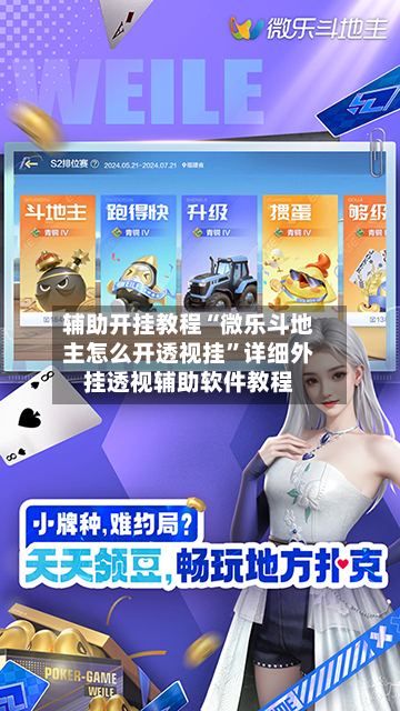辅助开挂教程“微乐斗地主怎么开透视挂”详细外挂透视辅助软件教程-第3张图片