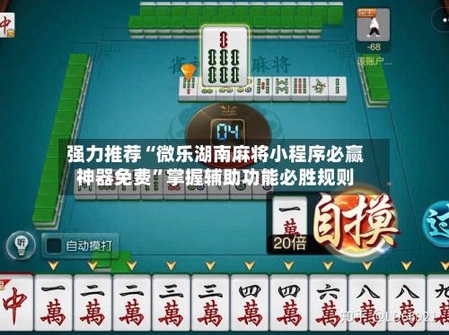 强力推荐“微乐湖南麻将小程序必赢神器免费	”掌握辅助功能必胜规则-第3张图片