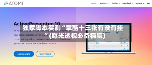 独家脚本实测“掌酷十三张有没有挂”(曝光透视必备猫腻)-第3张图片