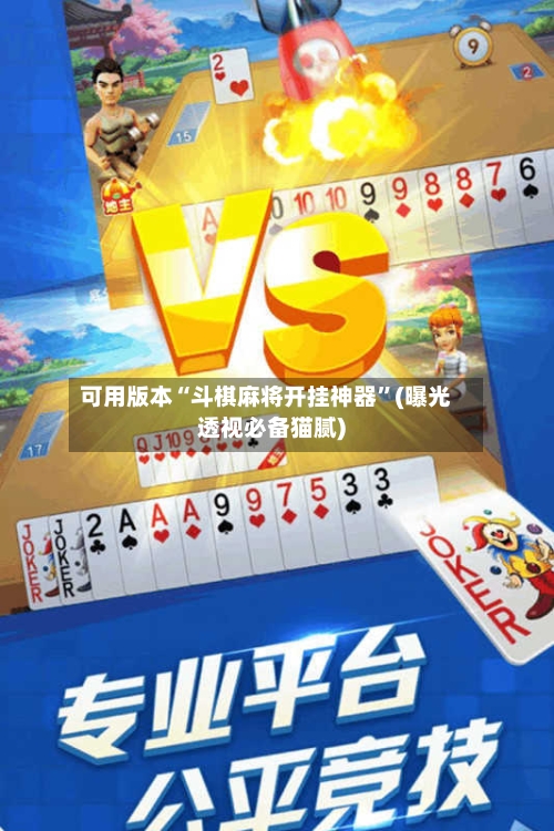 可用版本“斗棋麻将开挂神器”(曝光透视必备猫腻)-第2张图片