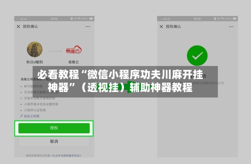 必看教程“微信小程序功夫川麻开挂神器”（透视挂）辅助神器教程