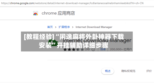 [教程经验]“闲逸麻将外卦神器下载安装”开挂辅助详细步骤-第2张图片