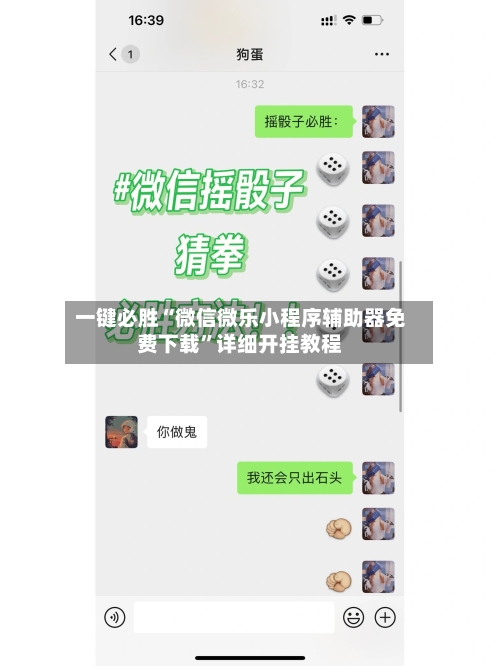 一键必胜“微信微乐小程序辅助器免费下载	”详细开挂教程-第2张图片