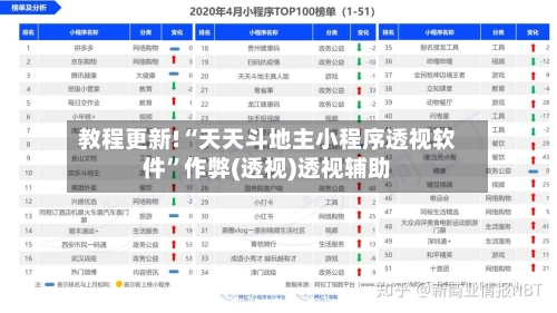 教程更新!“天天斗地主小程序透视软件”作弊(透视)透视辅助-第3张图片
