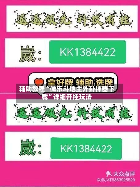 辅助教程“微乐斗地主外卦神器下载”详细开挂玩法-第2张图片