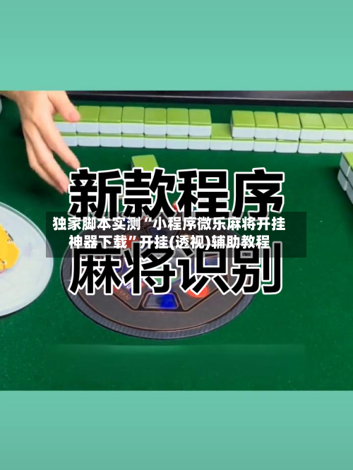 独家脚本实测“小程序微乐麻将开挂神器下载”开挂(透视)辅助教程