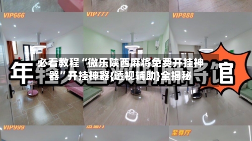 必看教程“微乐陕西麻将免费开挂神器”开挂神器{透视辅助}全揭秘-第2张图片