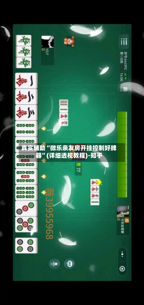 真实辅助“微乐亲友房开挂控制好牌器	”(详细透视教程)-知乎-第2张图片