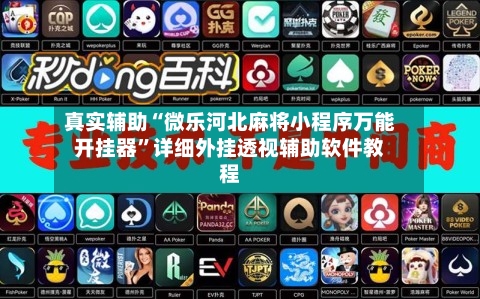 真实辅助“微乐河北麻将小程序万能开挂器”详细外挂透视辅助软件教程-第3张图片