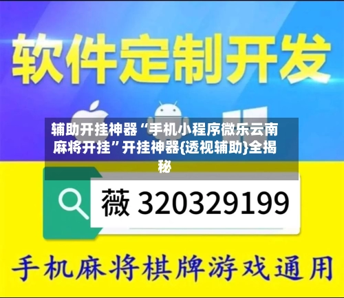 辅助开挂神器“手机小程序微乐云南麻将开挂”开挂神器{透视辅助}全揭秘-第2张图片