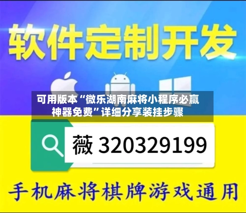 可用版本“微乐湖南麻将小程序必赢神器免费”详细分享装挂步骤-第3张图片