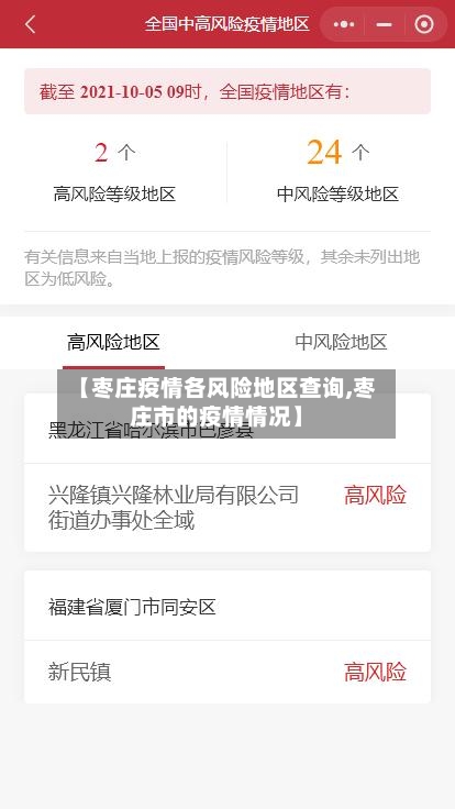 【枣庄疫情各风险地区查询,枣庄市的疫情情况】