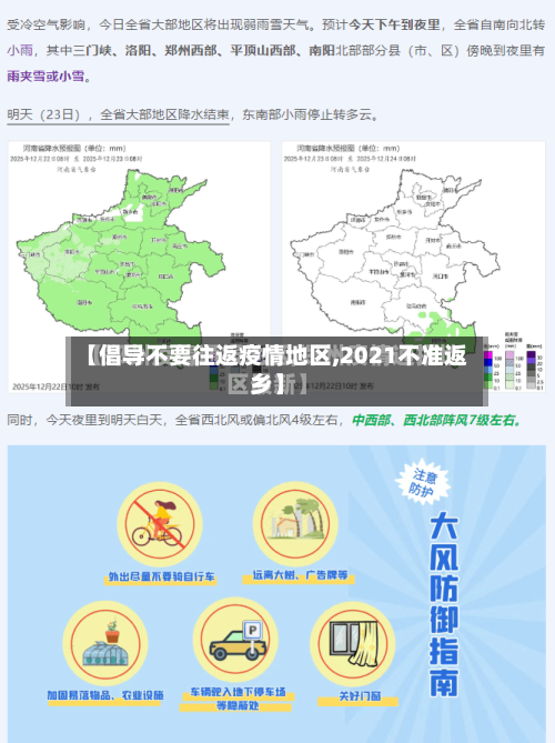 【倡导不要往返疫情地区,2021不准返乡】