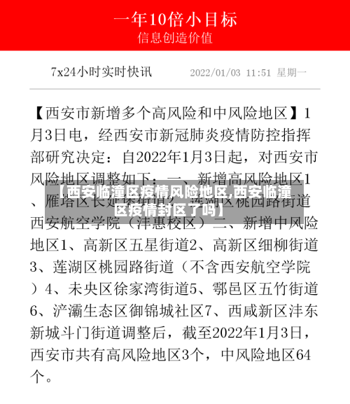 【西安临潼区疫情风险地区,西安临潼区疫情封区了吗】-第2张图片