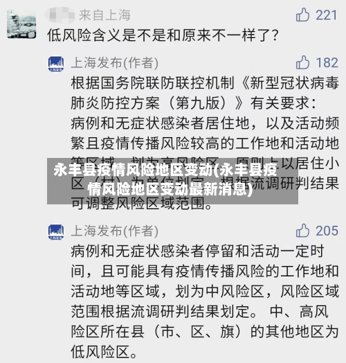 永丰县疫情风险地区变动(永丰县疫情风险地区变动最新消息)-第2张图片