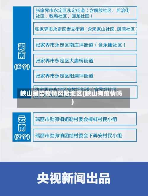 峡山是否疫情风险地区(峡山有疫情吗)