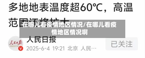 在哪儿看疫情地区情况/在哪儿看疫情地区情况啊-第2张图片