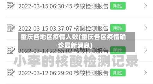 重庆各地区疫情人数(重庆各区疫情确诊最新消息)