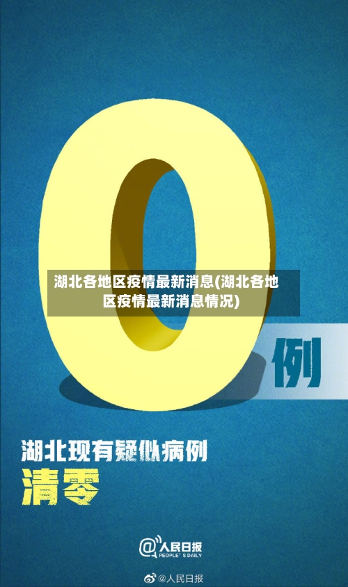 湖北各地区疫情最新消息(湖北各地区疫情最新消息情况)-第2张图片