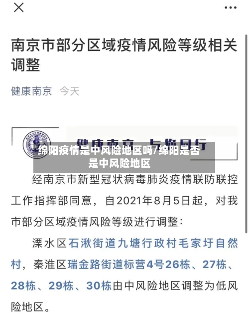 绵阳疫情是中风险地区吗/绵阳是否是中风险地区-第3张图片