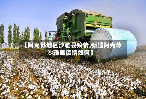 【阿克苏地区沙雅县疫情,新疆阿克苏沙雅县疫情如何】-第2张图片