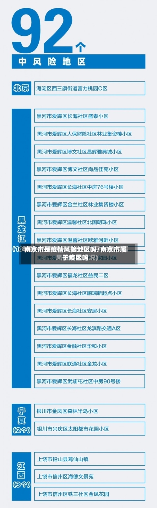 南京市是疫情风险地区吗/南京市属于疫区吗-第3张图片