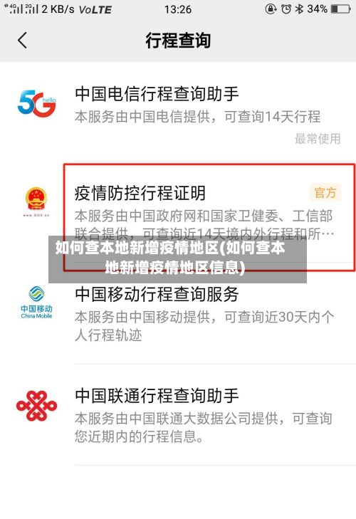 如何查本地新增疫情地区(如何查本地新增疫情地区信息)-第3张图片