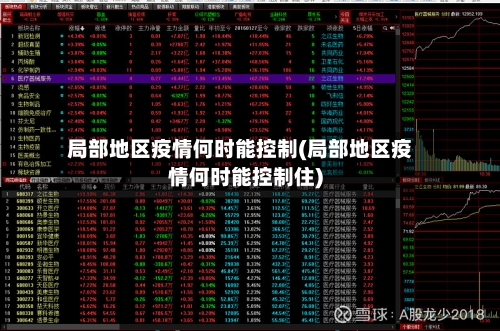 局部地区疫情何时能控制(局部地区疫情何时能控制住)