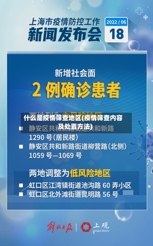 什么是疫情筛查地区(疫情筛查内容及处置方法)-第2张图片